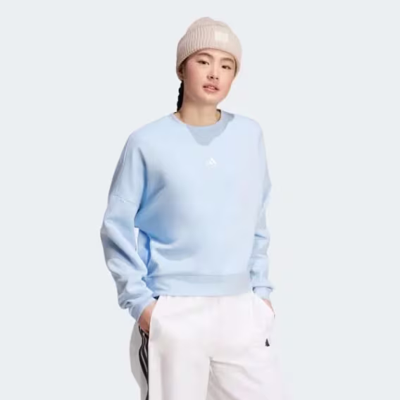 Adidas Kadın Essentials Small Logo Feelcozy Sweatshirt 