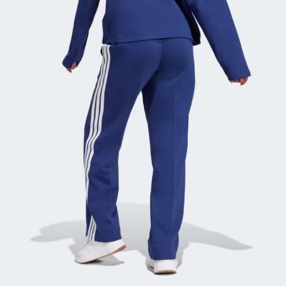 Adidas Kadın Essentials 3 Şeritli Açık Paça Fleece Eşofman Altı