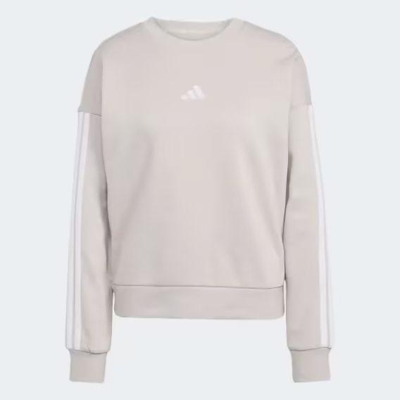 Adidas Kadın Temel 3 Şeritli Polar Sweatshirt
