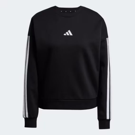 Adidas Kadın Temel 3 Şeritli Polar Sweatshirt