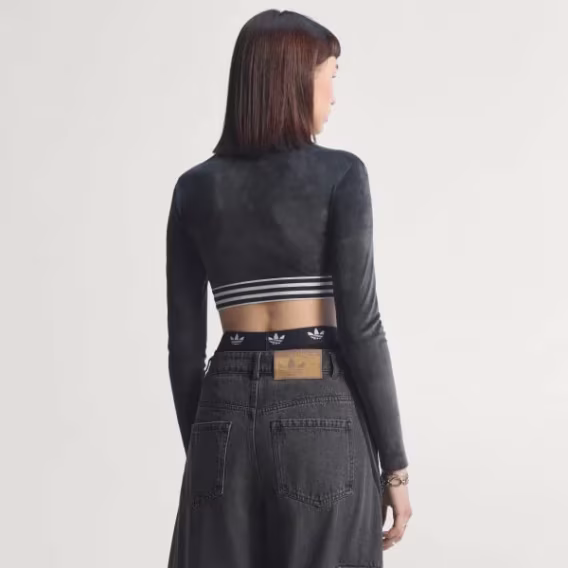 Adidas Kadın Winterized LS Crop Tişört