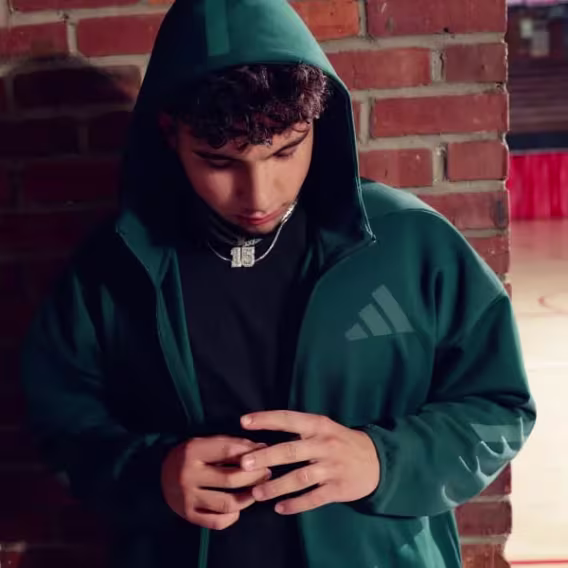 Adidas Erkek Z.N.E. Tam Fermuarlı Kapüşonlu Eşofman Üstü