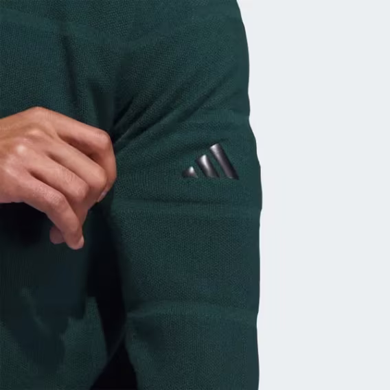 Adidas Erkek Ultimate365 Tour Wind Örgü Çeyrek Fermuarlı Kazak