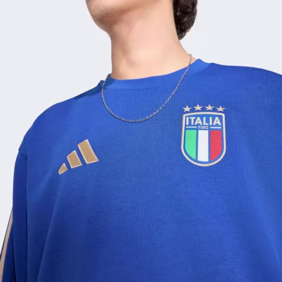 Adidas Erkek Italy DNA Crew Sweatshirt