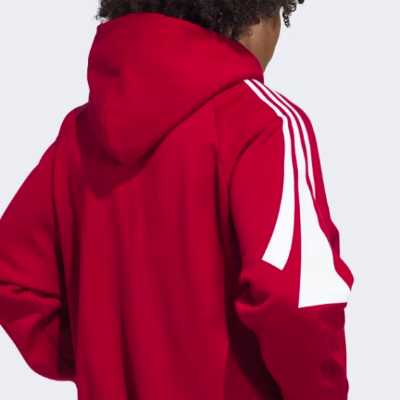 Adidas Unisex Indiana Hoosiers Chapter Basketbol Kapüşonlu Sweatshirt