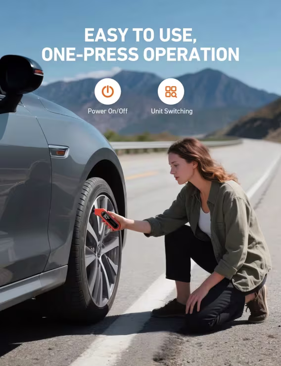 AstroAI 300PSI Dijital Lastik Basıncı Göstergesi