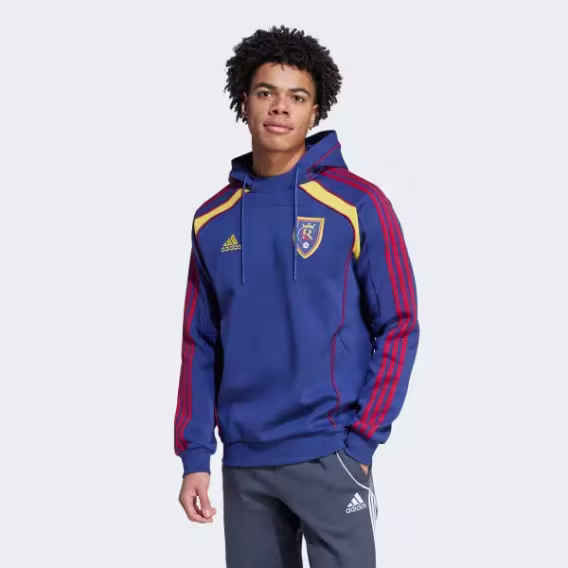 Adidas Erkek Real Salt Lake UBP Travel Kapüşonlu Sweatshirt 