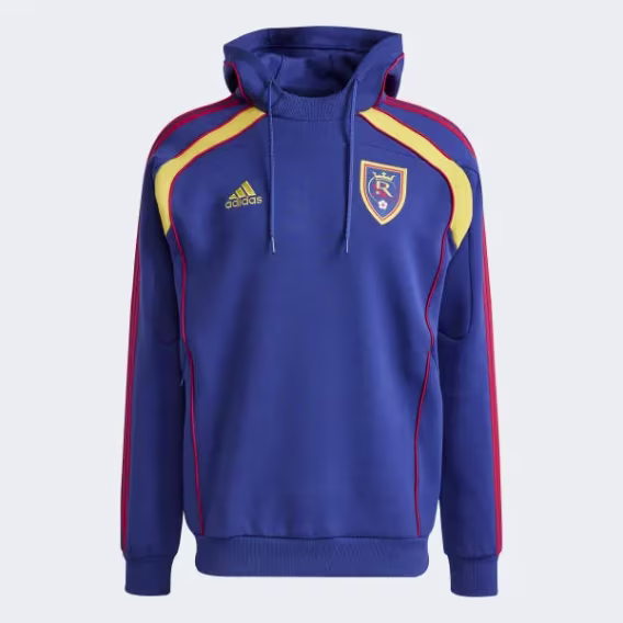 Adidas Erkek Real Salt Lake UBP Travel Kapüşonlu Sweatshirt 