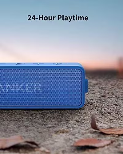 Anker Soundcore 2 Bluetooth Hoparlör 12W IPX7  Mavi