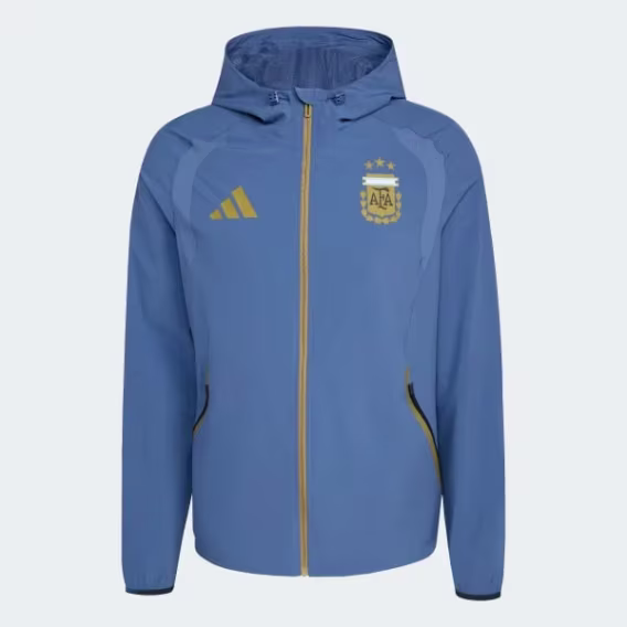Adidas Erkek Argentina Tiro Travel Tam Fermuarlı Rüzgarlık 