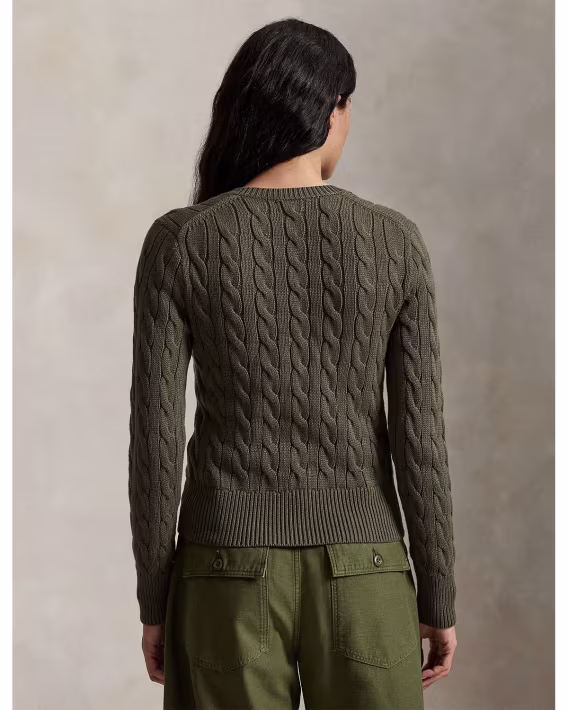 Ralph Lauren Kadın Pamuklu Örgü Hırka