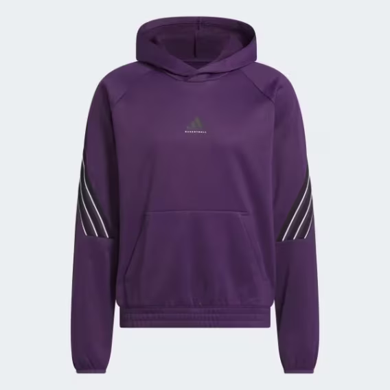 Adidas Erkek Basketball Crazy Warm Fleece Kapüşonlu Sweatshirt 