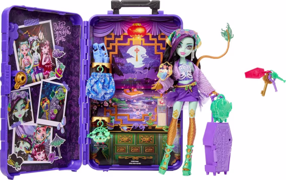 Monster High Skulltimate Secrets Jinafire Long Bebek ve Aksesuar Seti JDR52