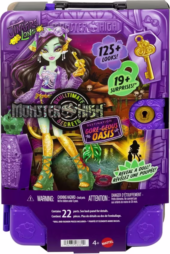 Monster High Skulltimate Secrets Jinafire Long Bebek ve Aksesuar Seti JDR52