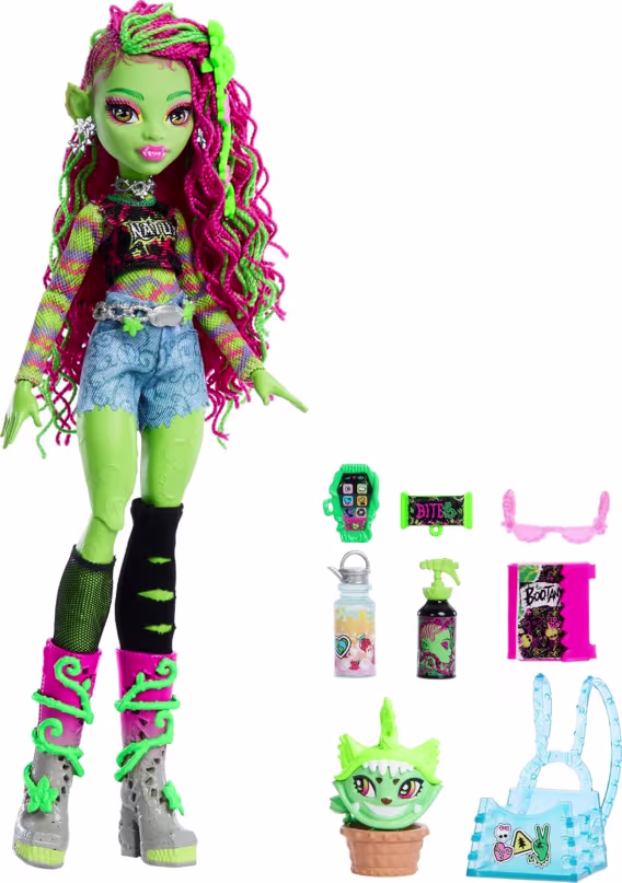 Monster High Acayip Havalı Arkadaşlar Venus Mcflytrap HRP81