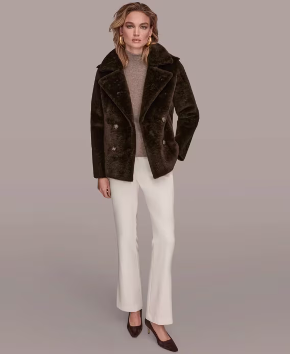 Donna Karan New York Kadın Kruvaze Kaban