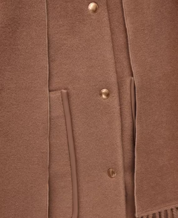 Donna Karan New York Kadın Çıtçıtlı Atkı Mont