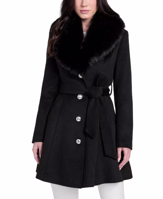 guess-kadin-kemerli-suni-kurk-yakali-onu-dugmeli-mont-v-1044285