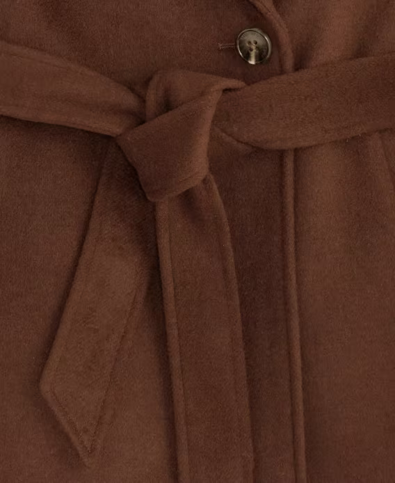 Michael Kors Kadın Çift Sıralı Kemerli Sarma Kaban