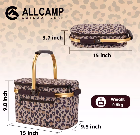 ALLCAMP Yalıtımlı Piknik Sepeti
