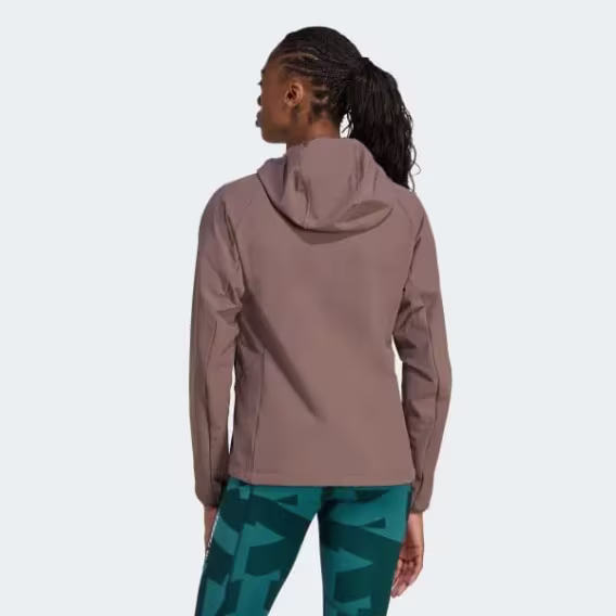 Adidas Kadın Terrex Xperior Softshell Fleece Kapüşonlu Ceket