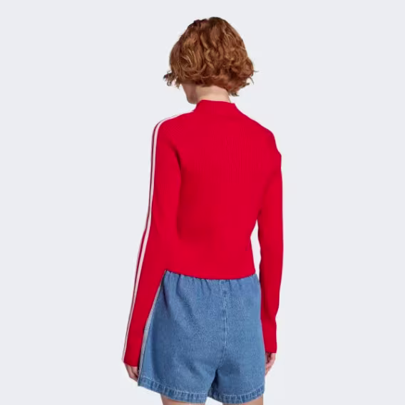 Adidas Kadın Adicolor 3Stripes Slim Knit Eşofman Üstü 