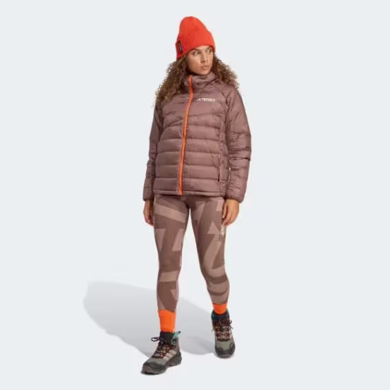 Adidas Kadın Terrex Xperior CLIMAWARM+ Down Kapüşonlu Mont