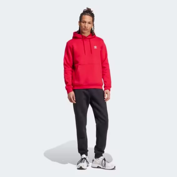 Adidas Erkek Trefoil Essentials Kapüşonlu Sweatshirt