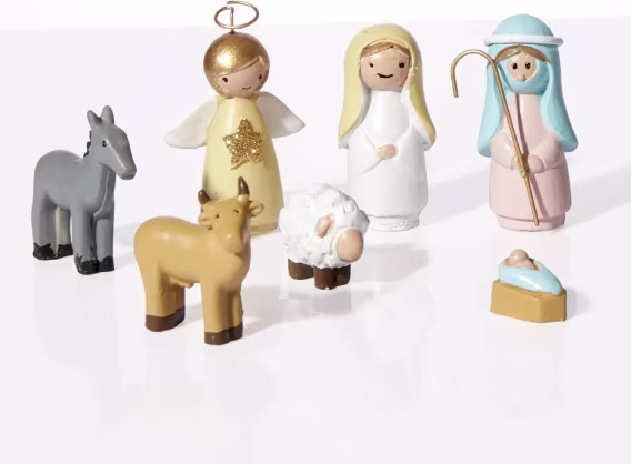 DN DECONATION Doğum Figürleri Seti Renkli