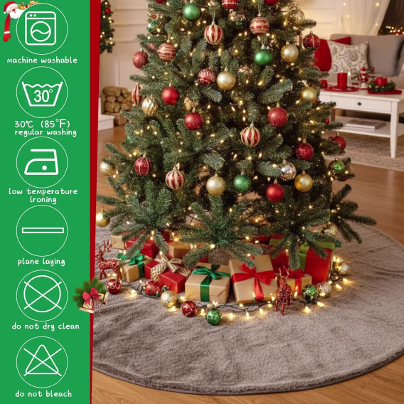 Jenaai 80 İnç Large Noel Ağacı Eteği