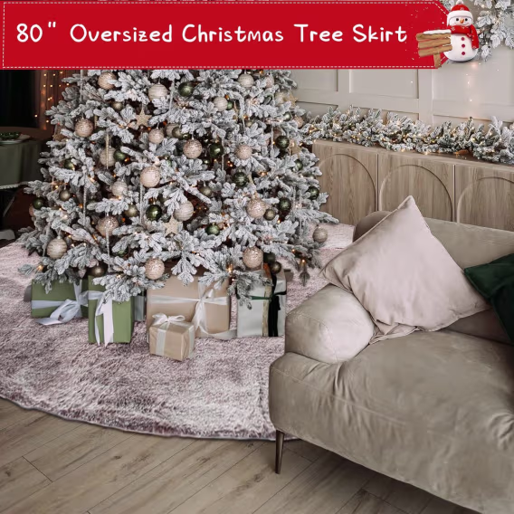 Jenaai 80 İnç Large Noel Ağacı Eteği