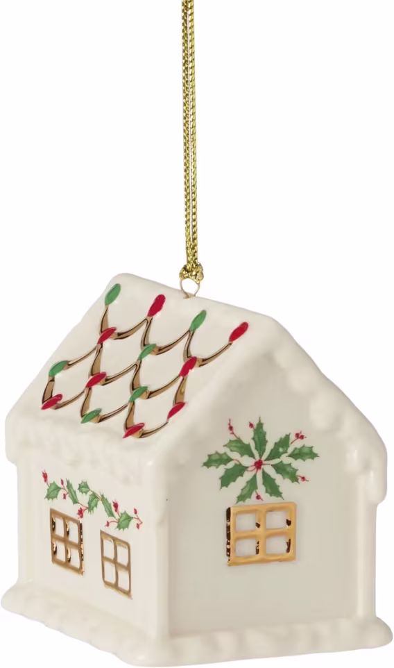 Lenox 896108 Tatil Vurgulu Zencefilli Kurabiye Evi Noel Süsü