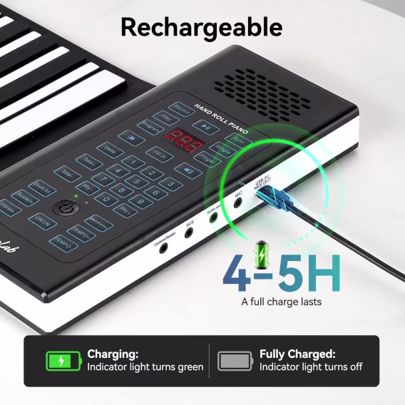 POGOLAB 49 Tuşlu Taşınabilir Dijital Elektrikli Piyano