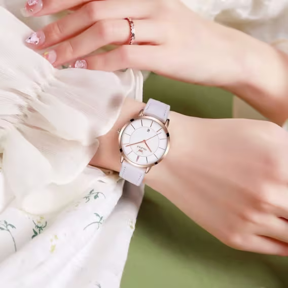 OLEVS Ultra İnce 6,5 mm Kuvars Su Geçirmez Kadın Kol Saati