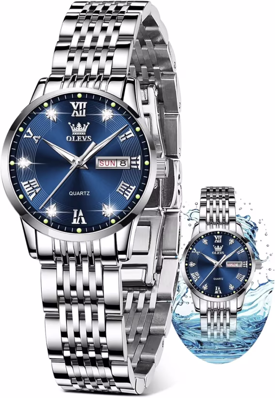 olevs-luks-su-gecirmez-gumus-paslanmaz-celik-mavi-kadin-kol-saati-v-1045480