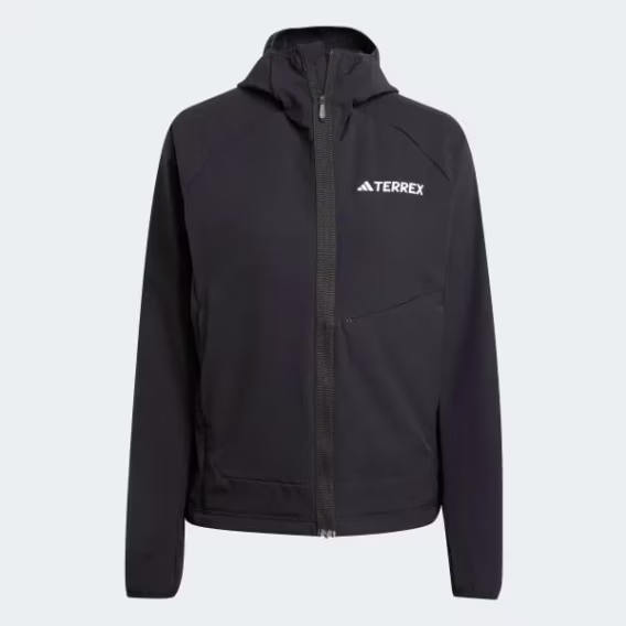 Adidas Kadın Terrex Xperior Softshell Fleece Kapüşonlu Ceket