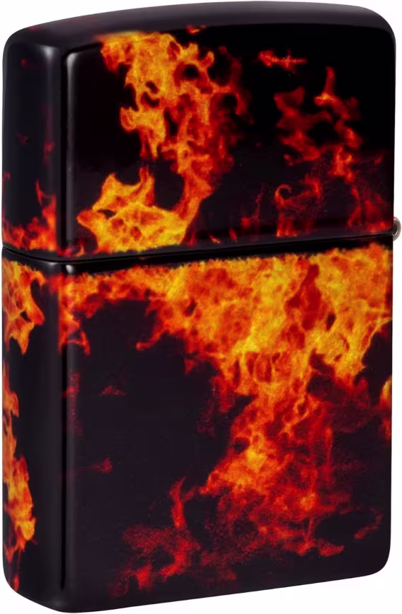 Zippo Parlatılmış Krom Cep Çakmağı