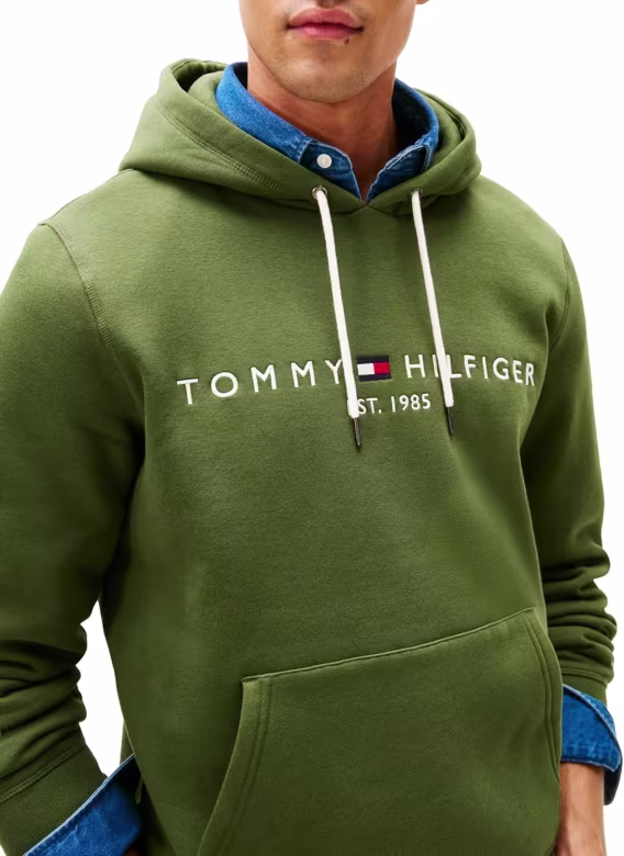 Tommy Hilfiger Erkek Polar Kapşonlu Sweatshirt
