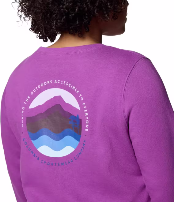 Columbia Kadın Trek Graphic sweatshirt (XSmall)