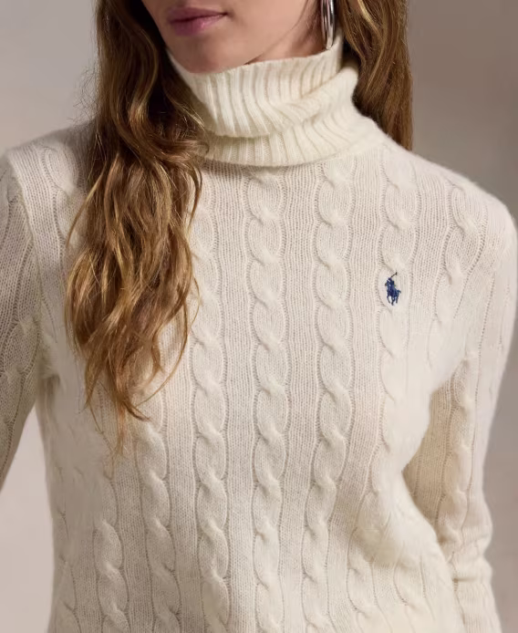 Polo Ralph Lauren Kadın Kaplumbağa Yaka Kazak