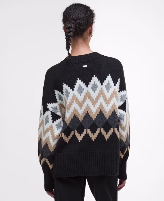 BARBOUR Kadın Fair Isle Örgü Kazak