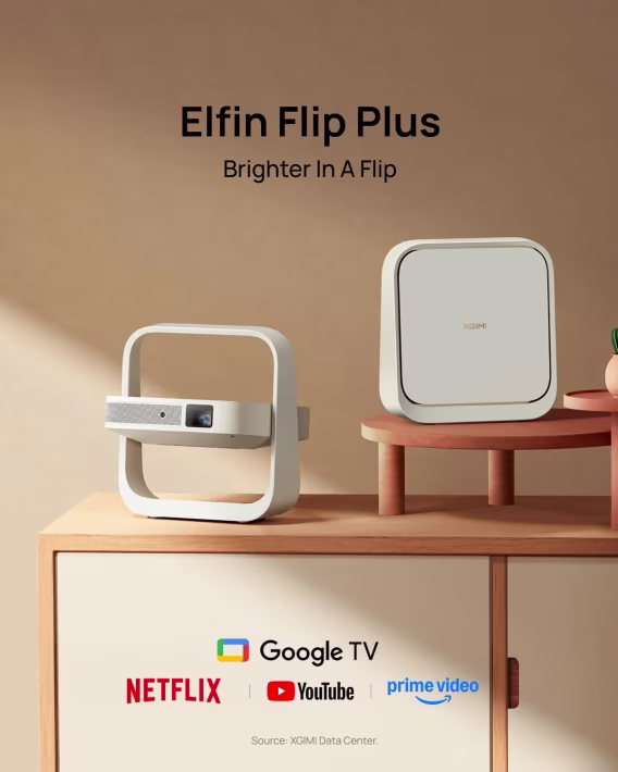 XGIMI Taşınabilir 1080P Çözünürlüklü Dış Mekan Projektörü