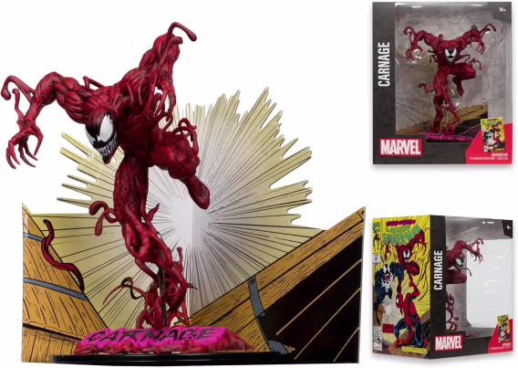 McFarlane Toys Marvel Muhteşem Örümcek Adam #362 Carnage 1:10 Figür