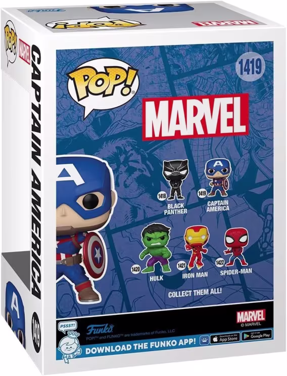 Funko Marvel 1419 Kaptan Amerika Figür 
