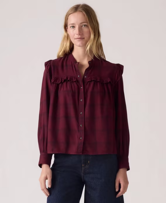 levis-kadin-gianna-uzun-kollu-firfirli-bluz-v-1048993