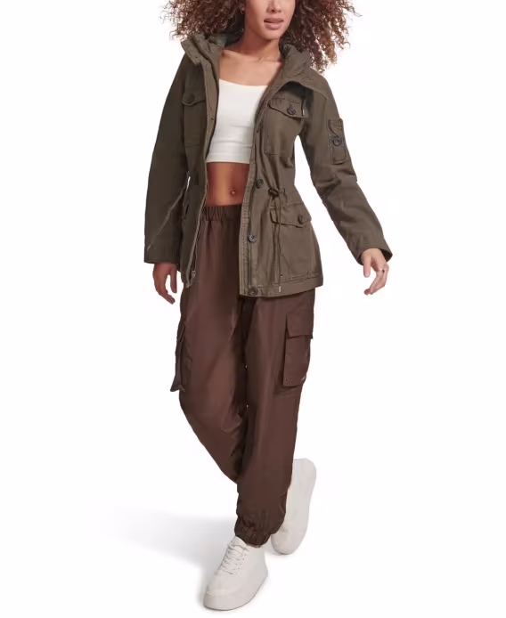 Levi's® Kadın Kapüşonlu Military Parka