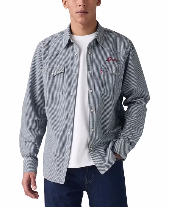 levis-erkek-klasik-standart-kesim-western-gomlek-v-1049210