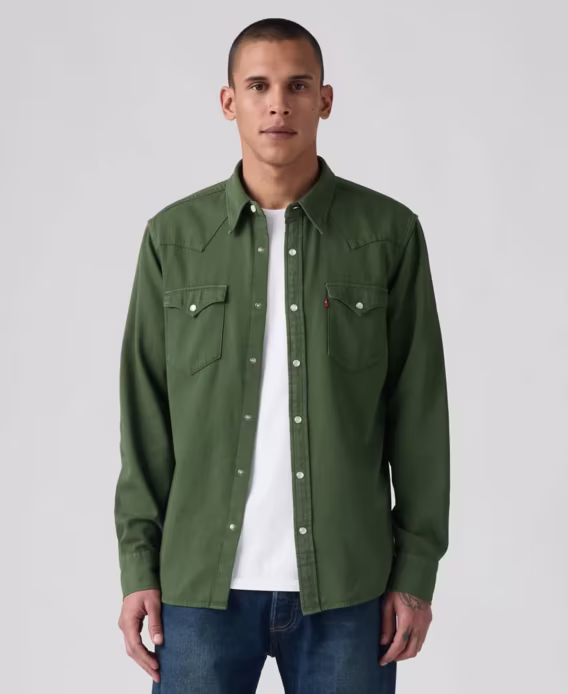 levis-erkek-klasik-standart-kesim-western-gomlek-v-1049224