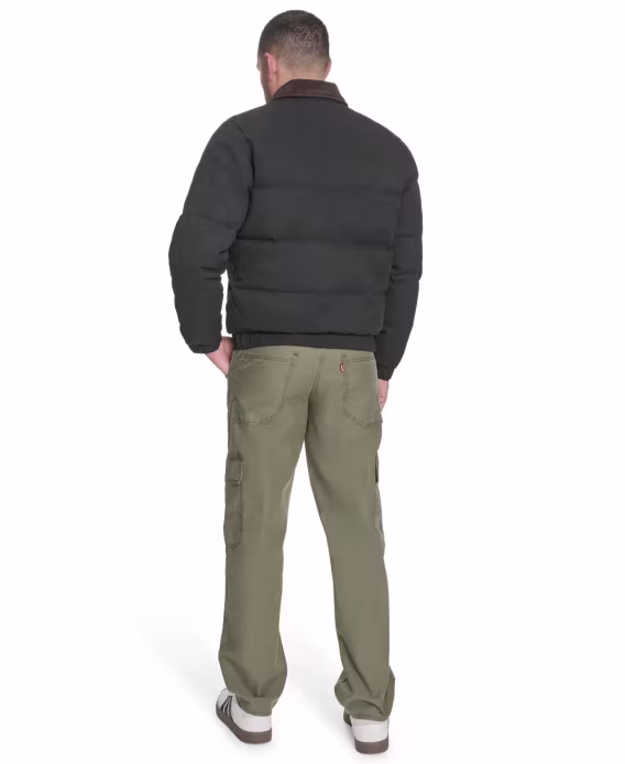 Levi's Erkek Kapitone Kadife Yakalı Depot Mont