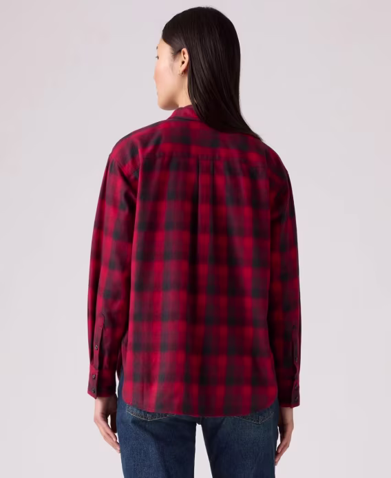 Levi's Kadın Henriette Flanel Uzun Kollu Gömlek